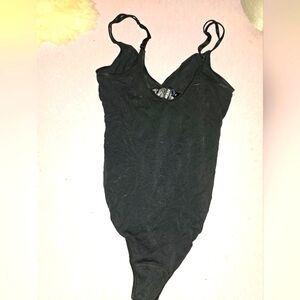 Wolff body black shade with lace bodysuit . Size 42